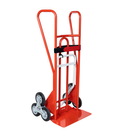 Diable professionnel bavette fixe roues étoiles caoutchouc - FIMM