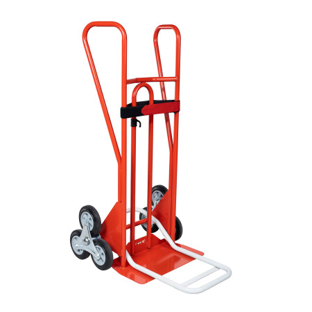 Diable professionnel bavette fixe roues étoiles caoutchouc - FIMM