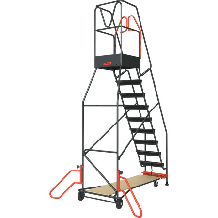 Escabeaux de rayonnage à immobilisation automatique - FIMM