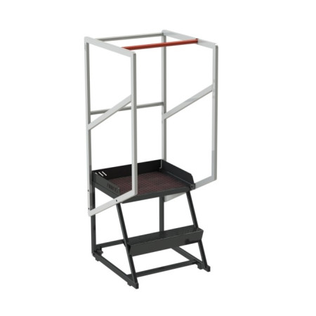 Escabeau roulant étroit 4 marches