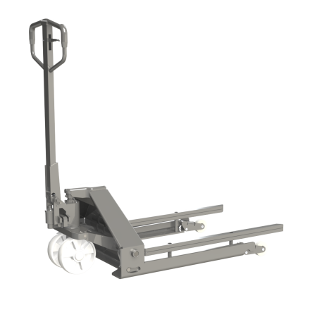 Transpalette manuel galva pour bacs 75 L - FIMM