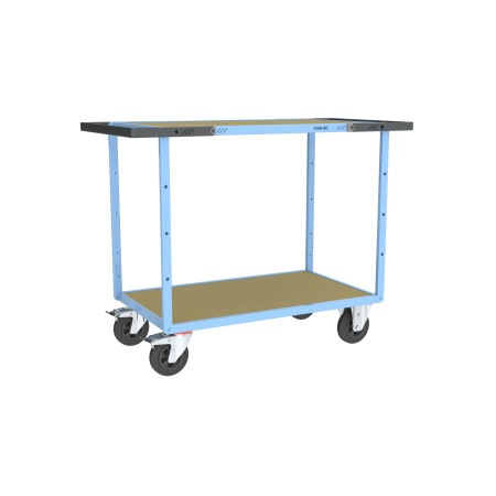 Servantes plateaux bois double poignées - FIMM