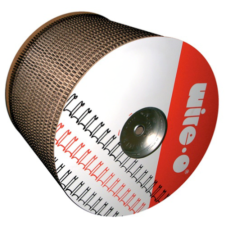 Bobine de reliure Wire-O® - 1/4" 3:1" - NOIR - 6.4mm
